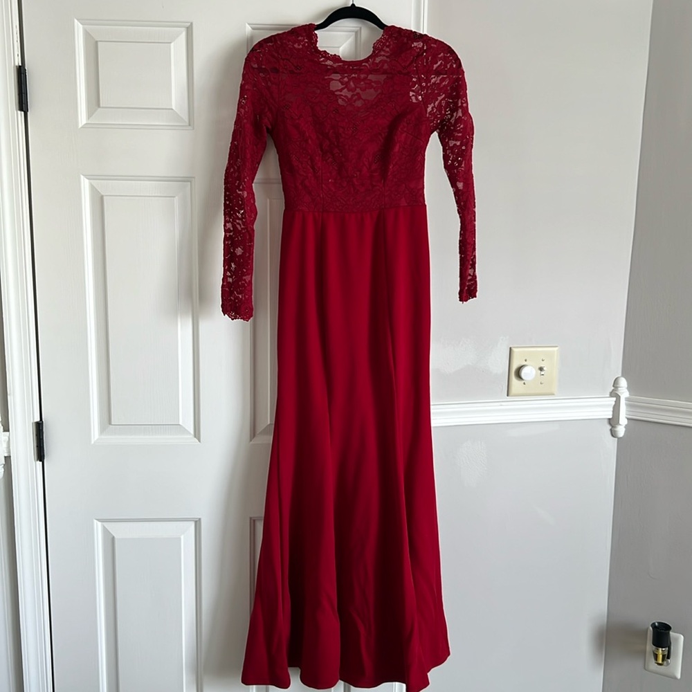 Shein Women’s Dress Long Red Gown